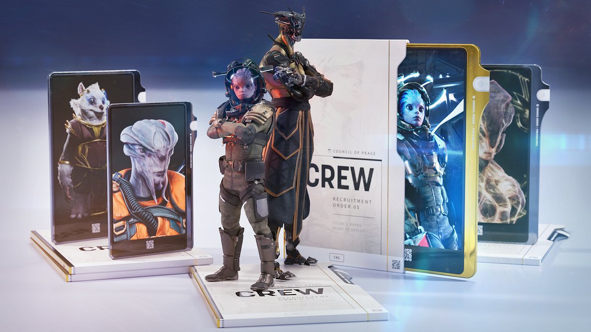 staratlas's tweet card. In one of our most significant expansions yet, we proudly present Crew Packs — a unique collection of Galia inhabitants, coming to Star…