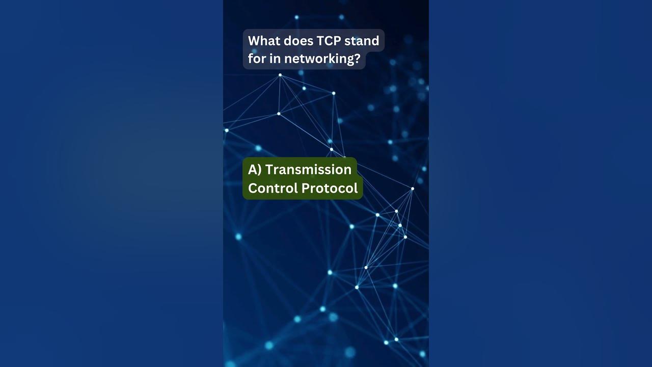 PopularE48442's tweet card. What does TCP stand for in networking description #TCPProtocol...