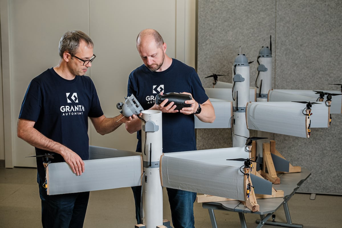 C4ISRNET's tweet card. “It comes down to the tiniest considerations – for example, the packs that the drones are transported in," said Granta Autonomy's Laurynas Litvinas.