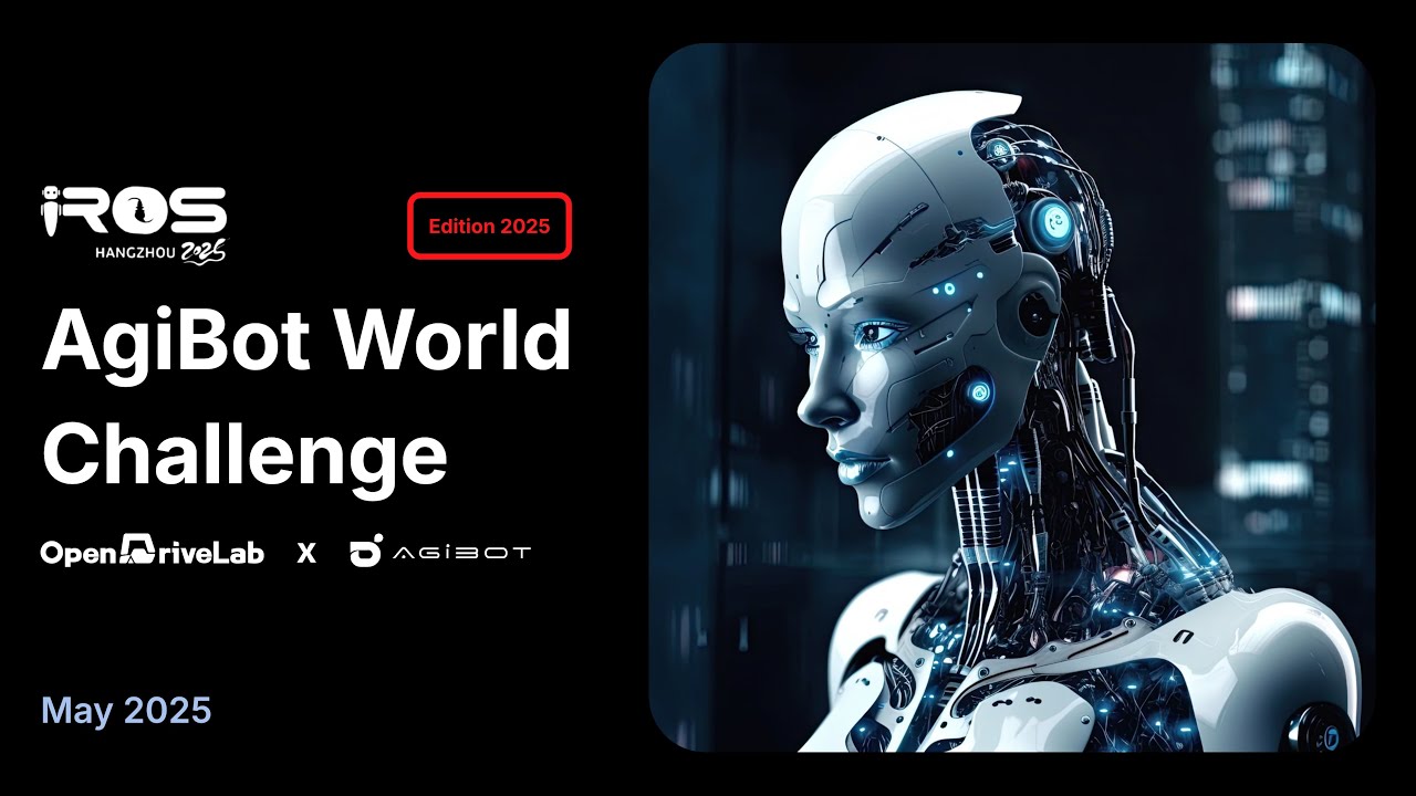 OpenDriveLab's tweet card. IROS 2025 | AgiBot World Challenge Introduction