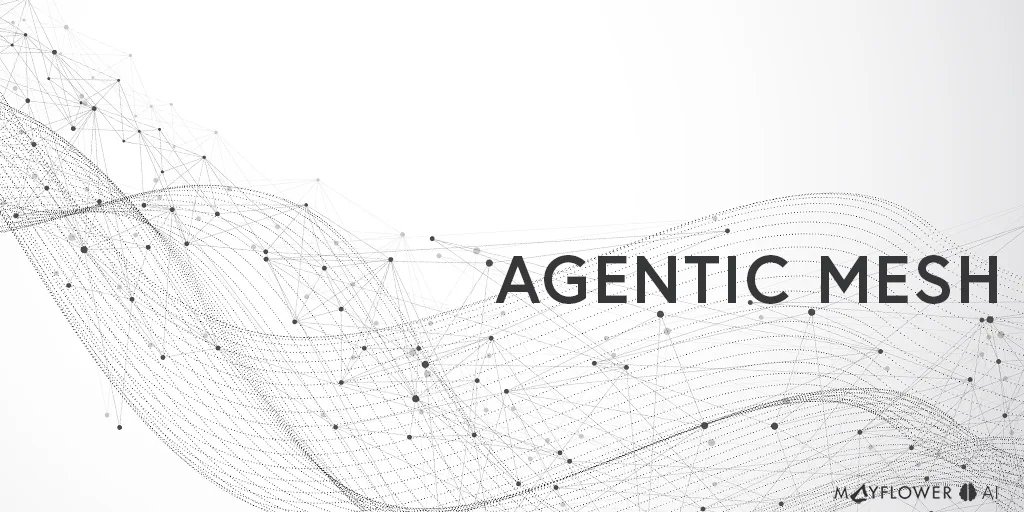 _developercamp's tweet card. Ein Agentic Mesh ist eine notwendige Grundlage, um Unternehmensprozesse mit GenAI zu automatisieren. Wir zeigen, was sich dahinter verbirgt.