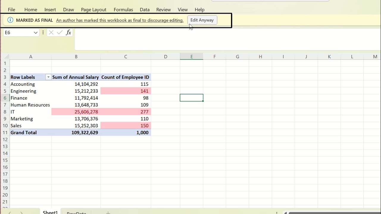 XLinExcel's tweet card. Final Version option in Excel - An important File Management Technique