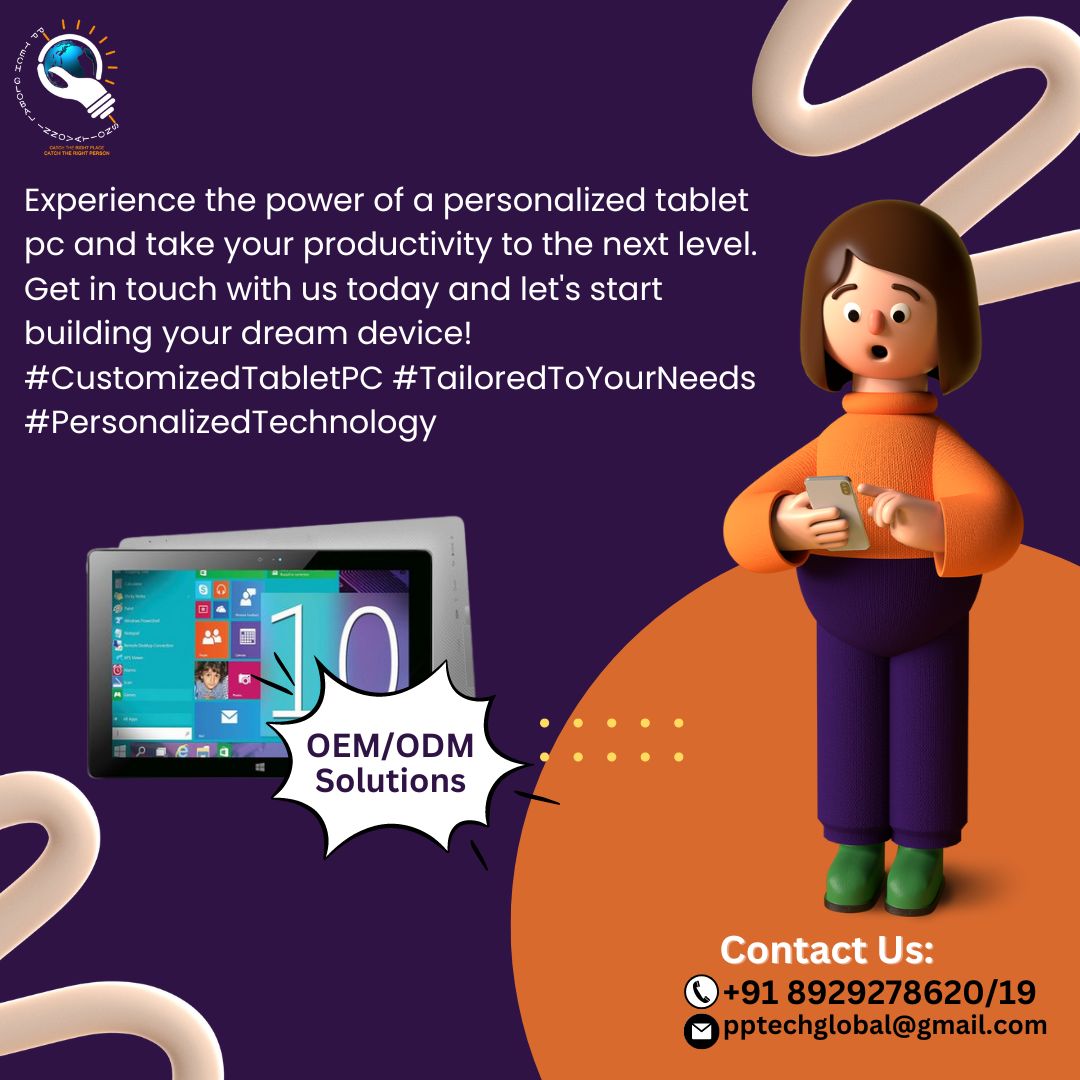NaveenThapliya9's tweet card. Experience the power of a personalized tablet and take your productivity to the next level. Get in touch with us today and let's start building your dream device! #TailoredToYourNeeds #personalized...
