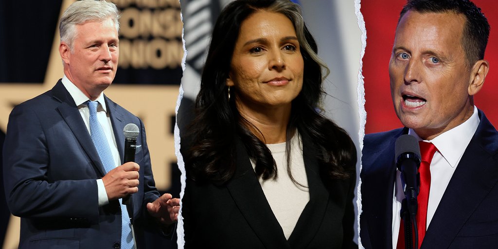 alexahenning's tweet card. EXCLUSIVE: Dozens of top former intelligence officials are urging members of the Senate to confirm President Trump’s nominee for Director of National Intelligence Tulsi Gabbard, saying she will...