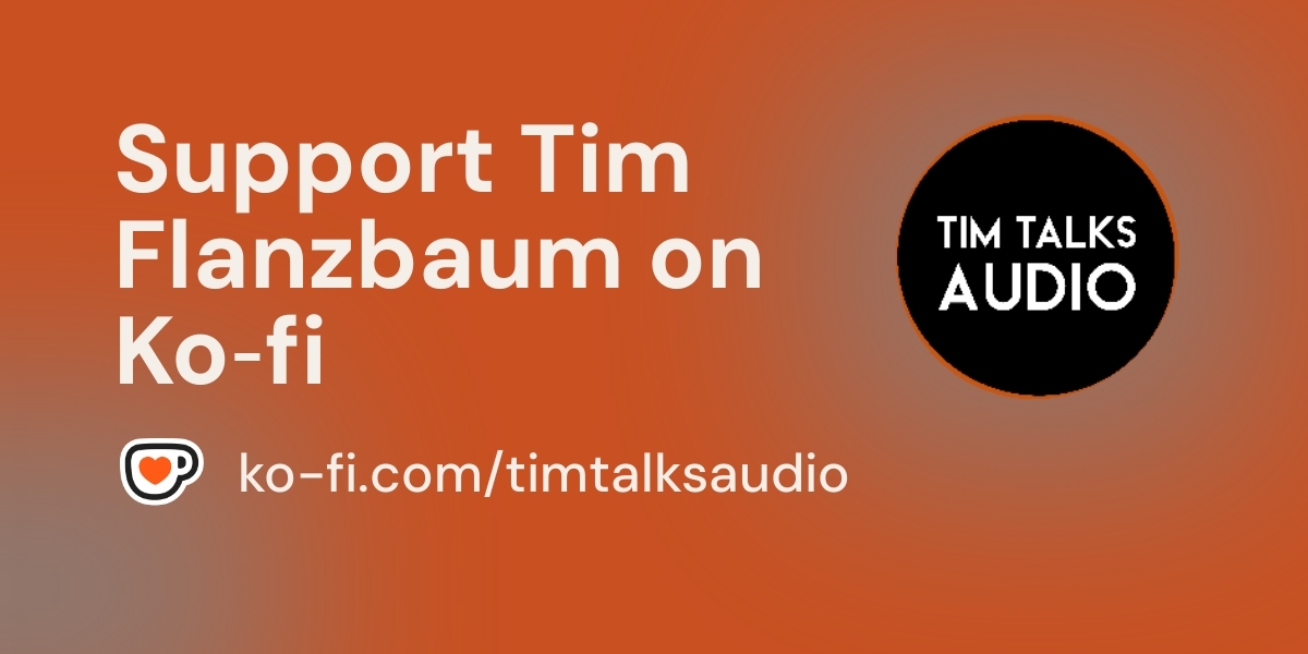 TimTalksAudio's tweet card. Support Tim Flanzbaum