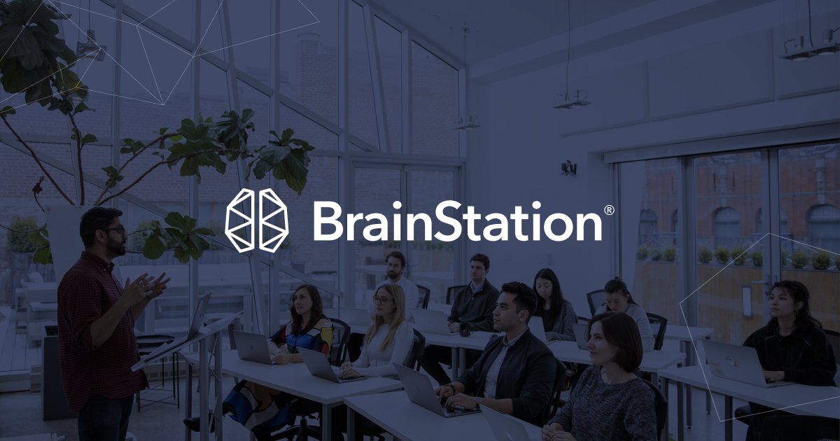 wyncode's tweet card. Join 30,000+ BrainStation® certified professionals and accelerate your career with tech certifications in product management, digital marketing, UX design, data, AI, and more.