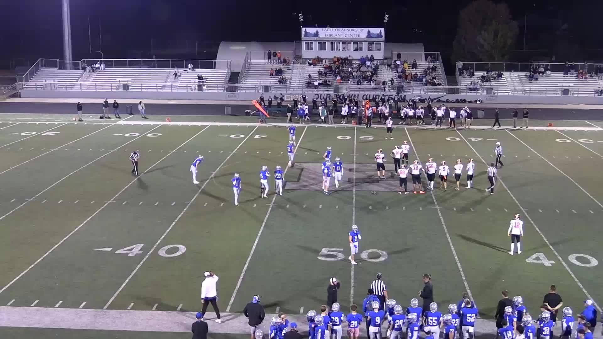 JacobyLiles29's tweet card. DT/C/OG vs Fruitland High School