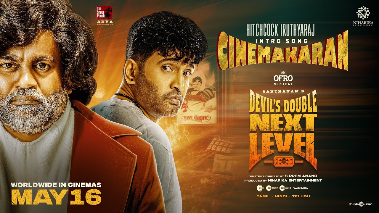 cinima_c's tweet card. Cinemakaran Lyric Video | Devil's Double Next Level | Santhanam,...