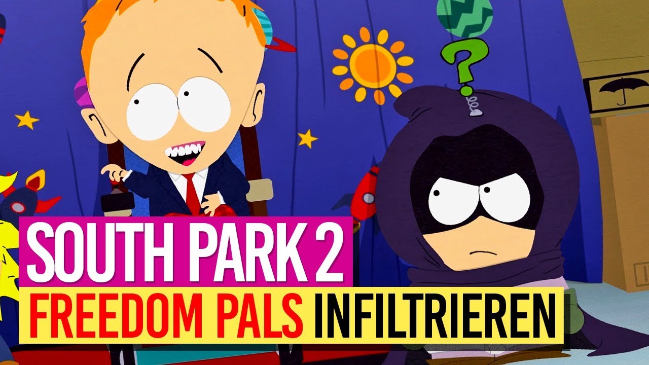 Gronkh's tweet card. SOUTH PARK 2 💨 028: Freedom Pals oder Coon & Friends?