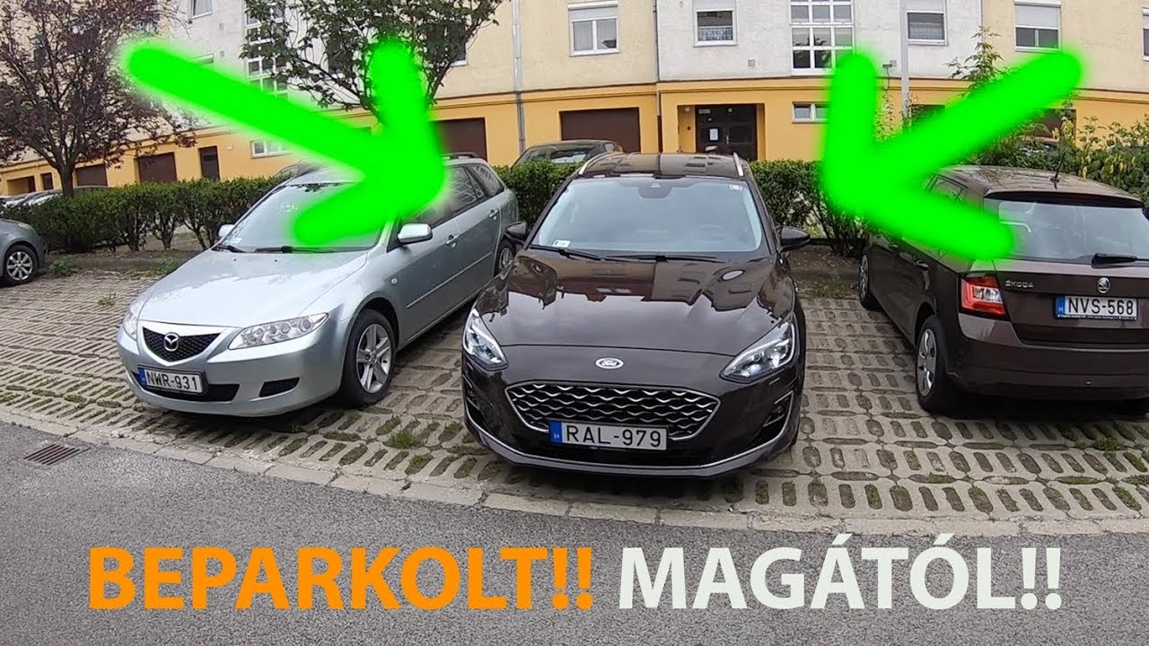 Tech2hu's tweet card. ELKÉPESZTŐ! ÍGY parkol be magától a FORD!