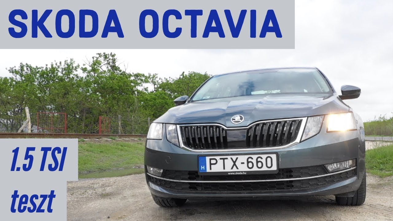 Tech2hu's tweet card. Skoda Octavia 1.5 TSI teszt | ISZONYAT tágas cégautó