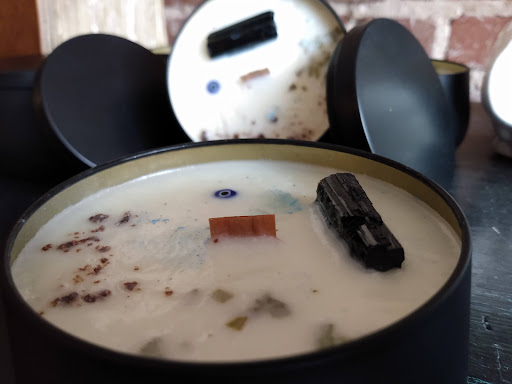 practical_witch's tweet card. Nine powerful protection candles are ready for you! Made with 100% vegan soy wax and wood wicks. A careful selection of herbs and oils have been added and they won't flare up and cause fire risks! A...