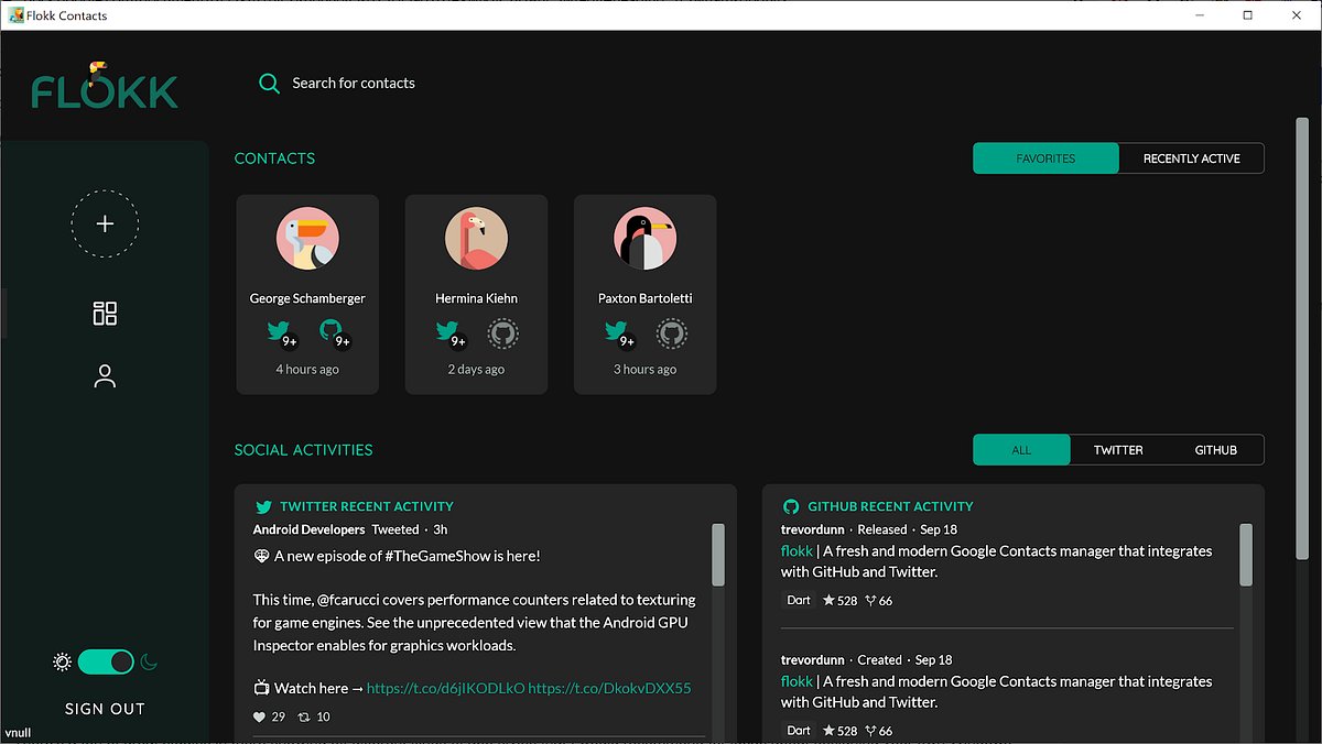 FlutterDev's tweet card. Native Windows app compilation, some early plugins, and a desktop-ready Flutter Gallery app