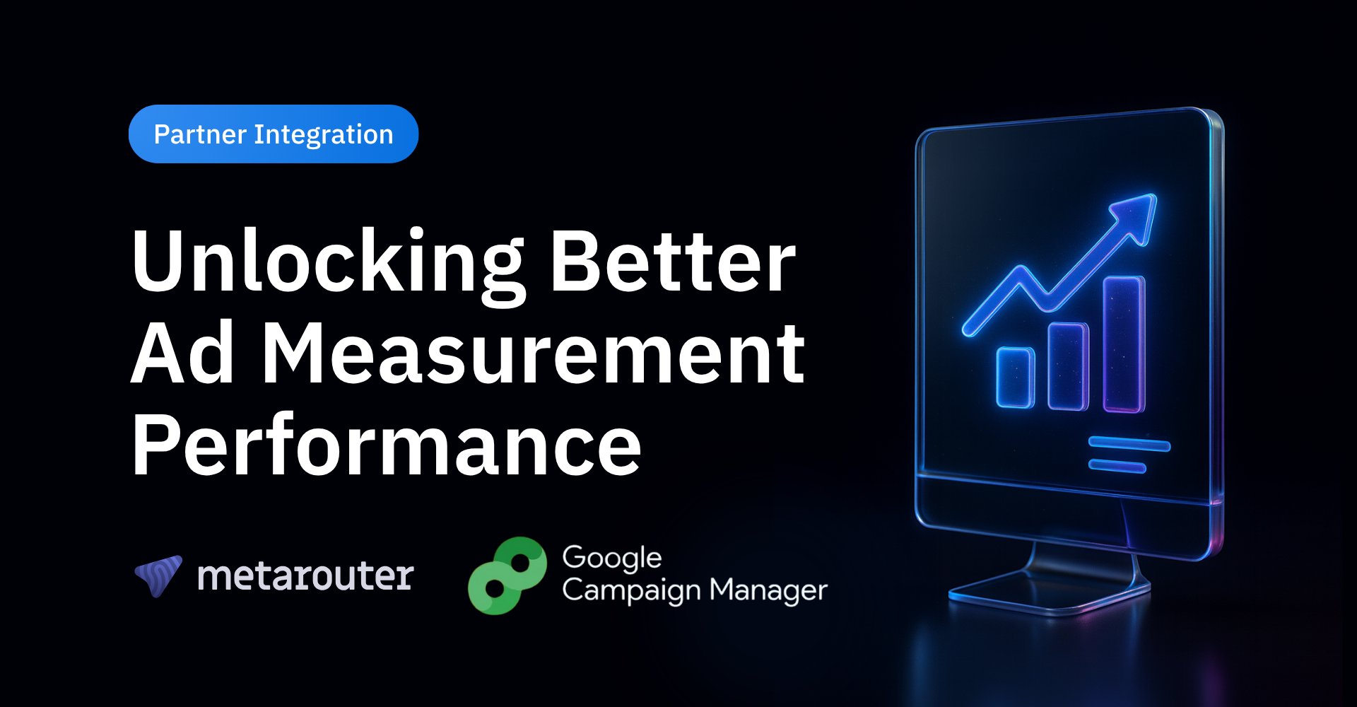 MetaRouter's tweet card. MetaRouter integrates with Google CM360 to deliver privacy-safe, first-party data for accurate ad measurement and optimization.