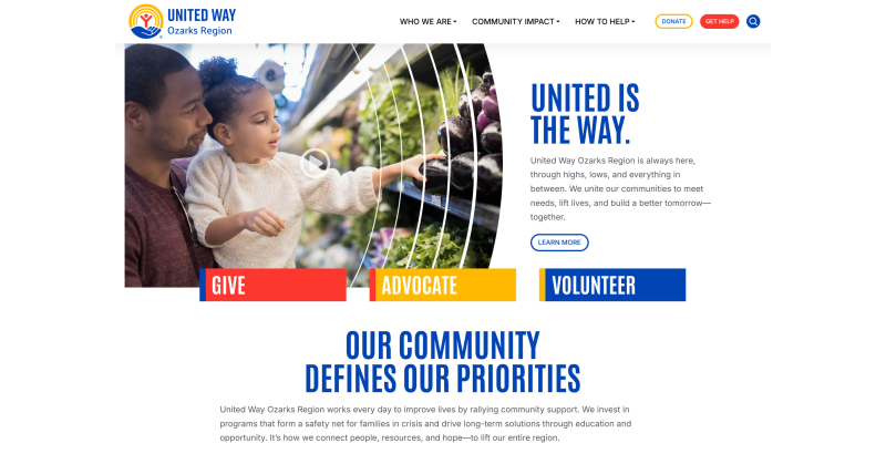PRcomNonProfit's tweet card. incend Media has launched a scalable, brand-aligned website platform with United Way Ozarks Region as the first rollout. Built for speed, simplicity, and...