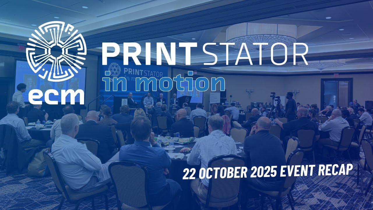 pcbstator's tweet card. PrintStator in Motion 2025 | ECM PCB Stator Tech Recap
