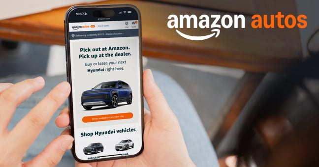 DataOneSoftware's tweet card. How does Amazon Autos disrupt the traditional dealership car-buying model? This article addresses some of the big questions around this unique partnership