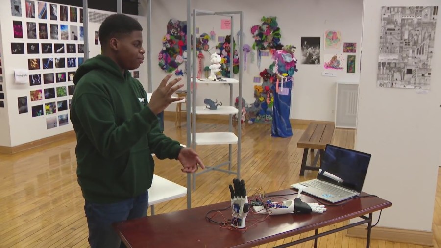 stemdotorg's tweet card. CHICAGO — At Lane Tech High School on the city’s north side, the future is now. Students are working toward their futures and one young man working for the betterment of all. Divine Favour Osuji is...