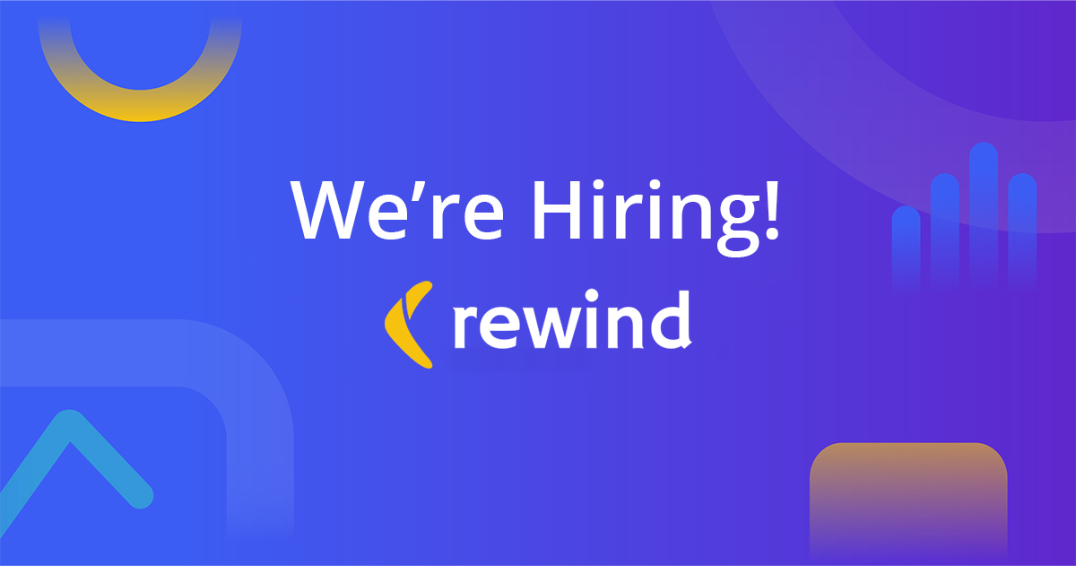 mikepotter's tweet card. Join Team Rewind! Discover what it’s like to work at Rewind and help us to protect the data of businesses around the world.