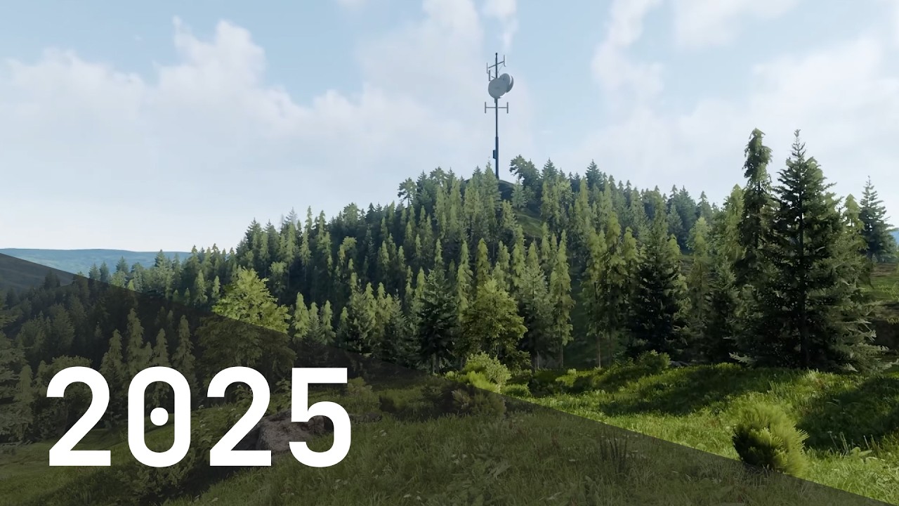 godotengine's tweet card. Godot Engine – 2025 Showreel