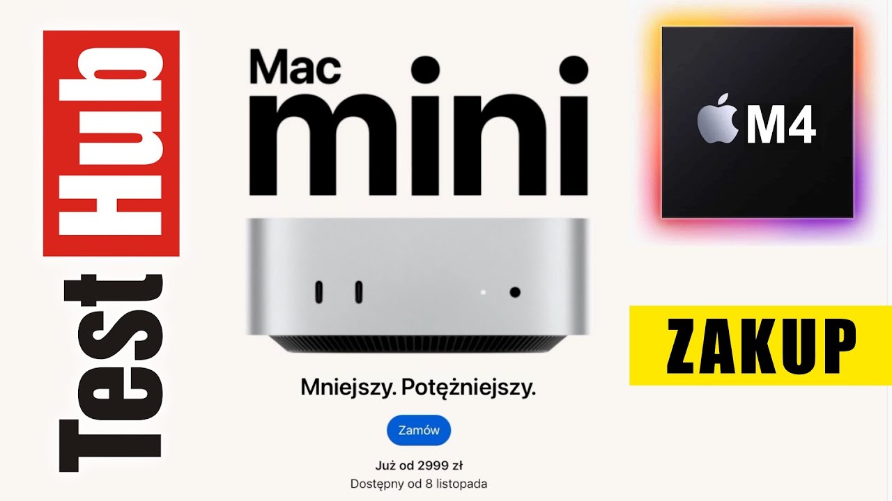 TestHubPL's tweet card. Mac Mini M4 moja konfiguracja którą kupiłem