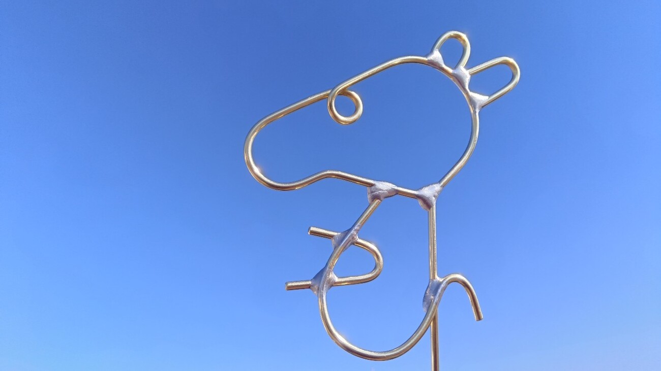 Js3Mxp's tweet card. 💝ワンちゃん🐶アンテナ✴️エレメント🐶２０２５年１１月２９日３８９番目に作りました。🌼アマチュア無線４３０MHzに🌱同調させました。💝９時５４分、🌱準備からスタート😀🍁１１時26分✴️半田付け完了✌️🌼１１時５５分ア✴️ンテナ調整SWR２０Wで１．０完成💝🚀🎀🌷No.１号9月１２日上🎉No.２号１１月１４日上No.３号…