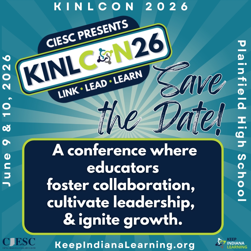 KeepINLearning's tweet card. Join Keep Indiana Learning (KINL) for our summer event – CIESC Presents KINLCon: Link, Lead, Learn!