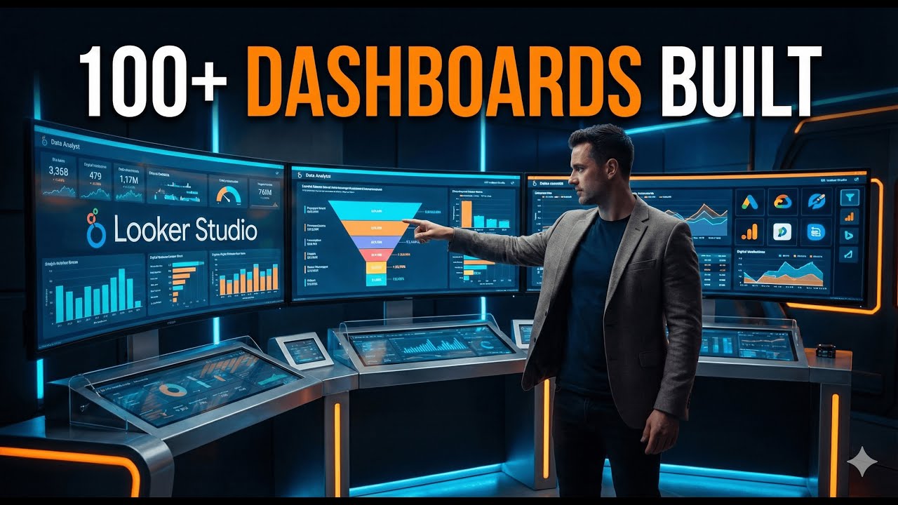 Digianalystteam's tweet card. How We Built 100+ Looker Studio Dashboards for Agencies 🚀#lookerst...