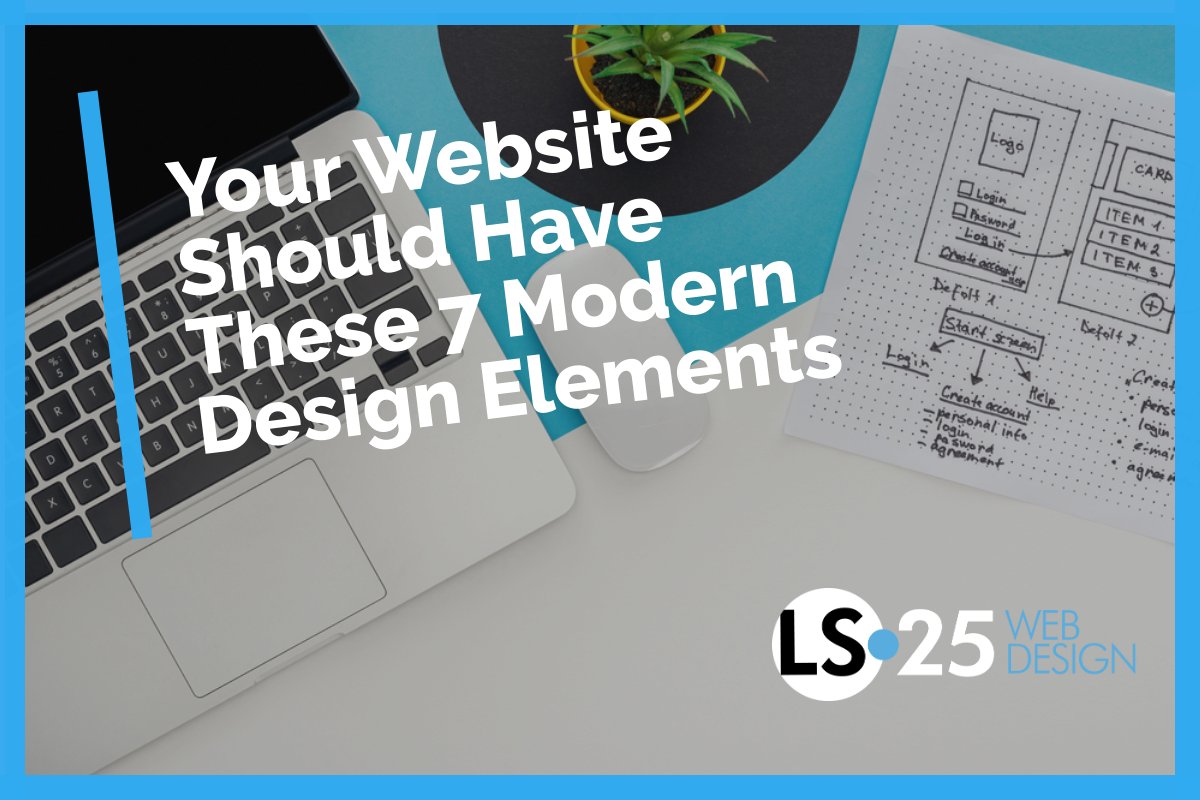 LS25WebHosting's tweet card. There are seven elements of modern web design that are essential for creating a beautiful and effective website. Read more!