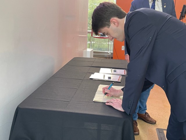 WrightPhysHop's tweet card. We had an amazing Sigma Pi Sigma induction ceremony last night! As always I am blown away by how amazing our students are and have become. It is so great to take a few minutes and reflect on how mu…