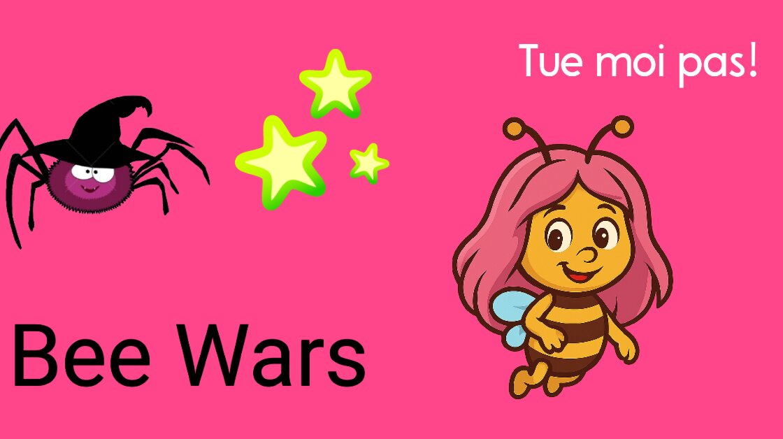 HTML5Arcade's tweet card. 💚🐝 jeu de combats contre des araignées 🐝💚