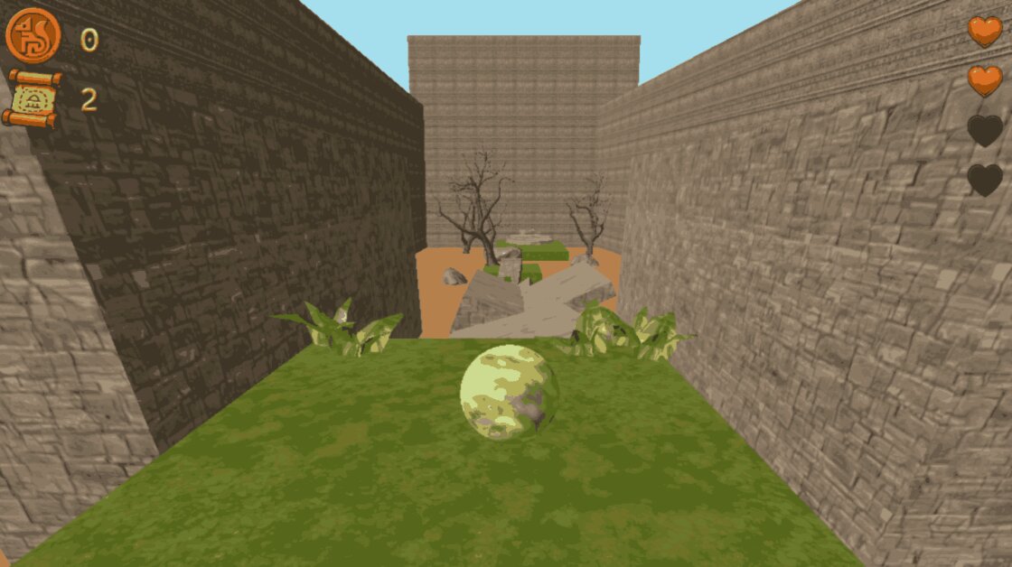 HTML5Arcade's tweet card. A fun physics based ball rolling game