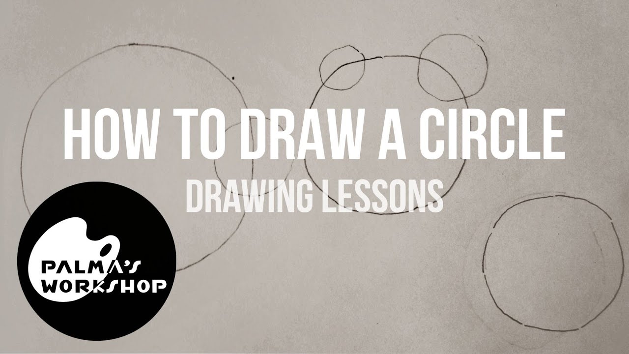 PalmaSworkshop's tweet card. How to draw a circle - Drawing lessons