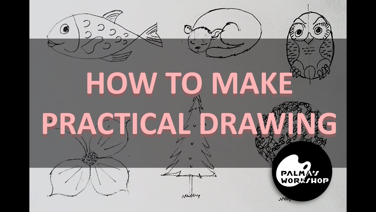 PalmaSworkshop's tweet card. Drawing Lesson: Practical Drawings
