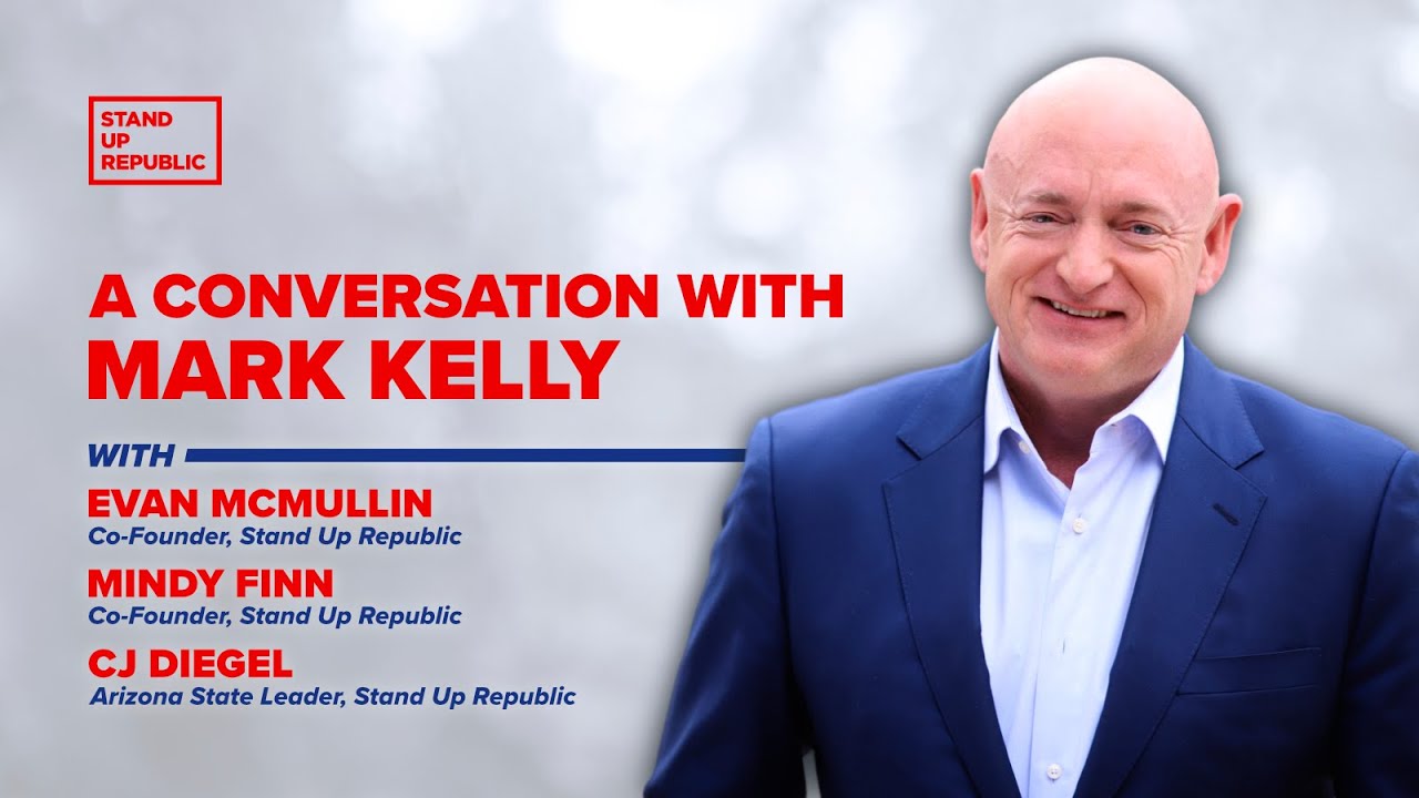 StandUpRepublic's tweet card. A Conversation with Mark Kelly