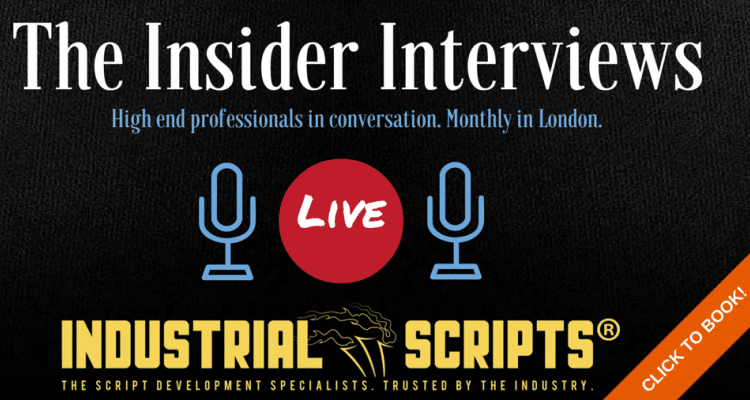 Indust_Scripts's tweet card. An Insider Interview with Aaron Anderson, newly appointed Head of Development at Archery Pictures and previously Creative Executive at the UK Film Council.