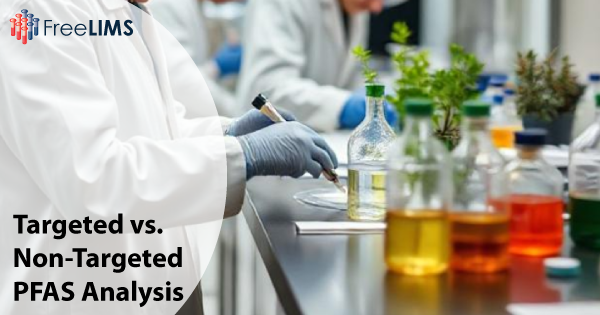 Free_LIMS's tweet card. Explore how modern environmental LIMS software strengthens PFAS testing by supporting targeted & non-targeted analysis, ensuring accurate detection, compliance, & risk mitigation.