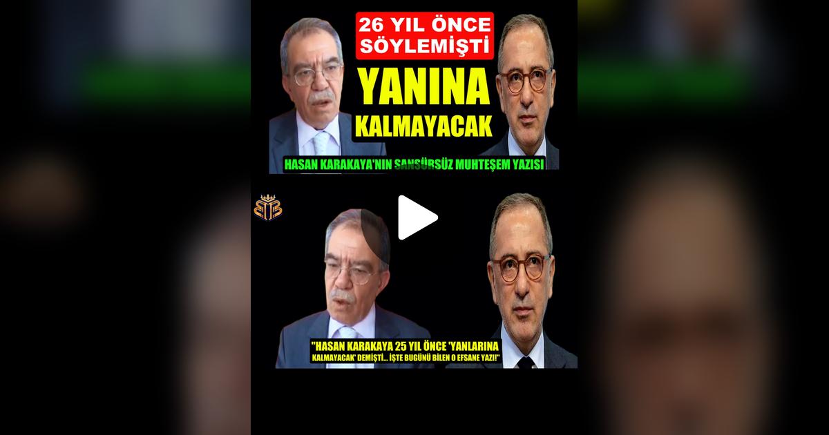Isa06Gulec's tweet card. 10.6K beğeni, 736 yorum. "Merhum Hasan Karakaya'nın bu muhteşem yazısını hatırlayan var mı? #fatihaltaylı #sondakika #hasankarakaya #haber #bilinmeyenlerburada"