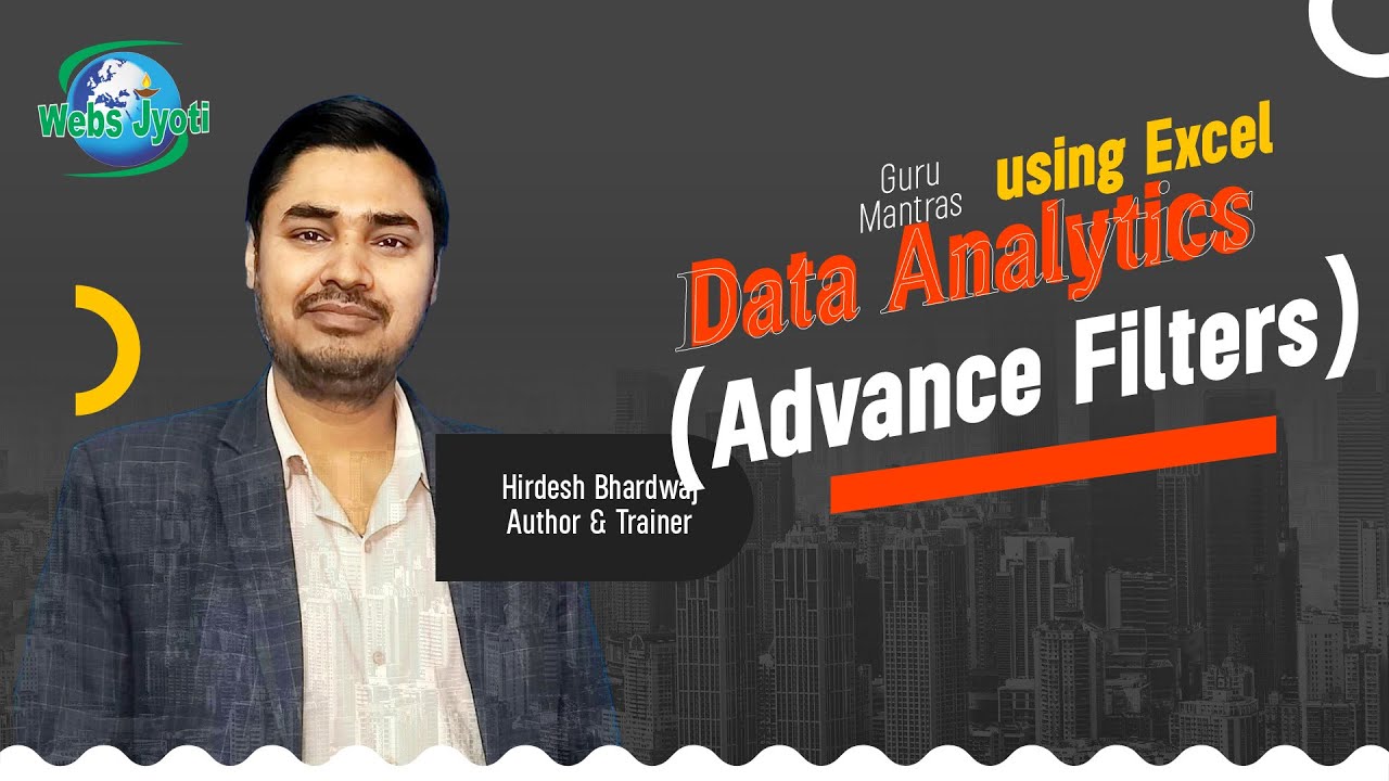 Sheetalb118's tweet card. Advance Filters Continued (Lesson-10): Excel Basics for Data Analytics