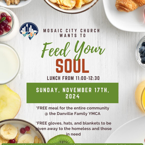 VCFirst's tweet card. VCF News: Mosaic City Church Looking for "Warm" Donations for Feed...