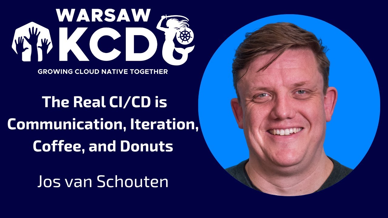NaveenS16's tweet card. Jos van Schouten - The Real CI/CD is Communication, Iteration,...