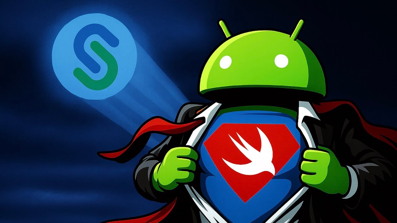 swiftandtips's tweet card. Build iOS & Android Apps with Swift Using Skip Framework