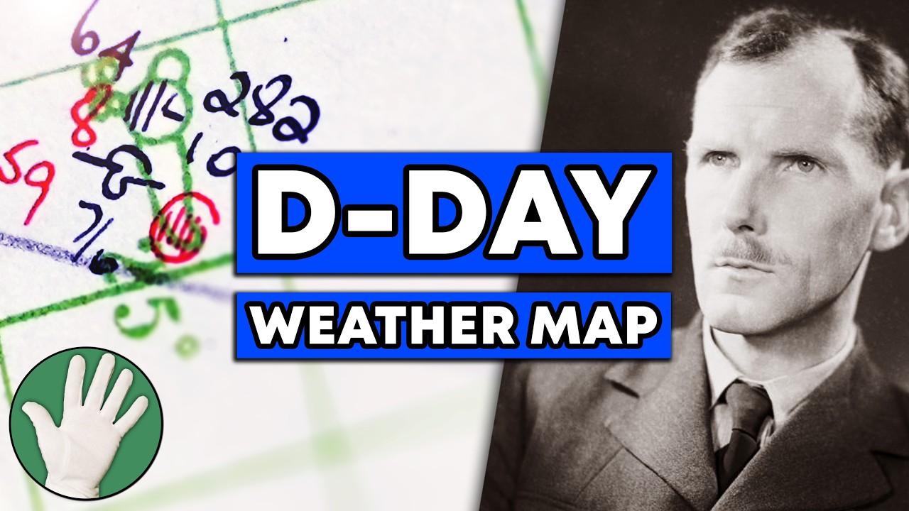 Objectivity_Vid's tweet card. The D-Day Weather Map - Objectivity 297