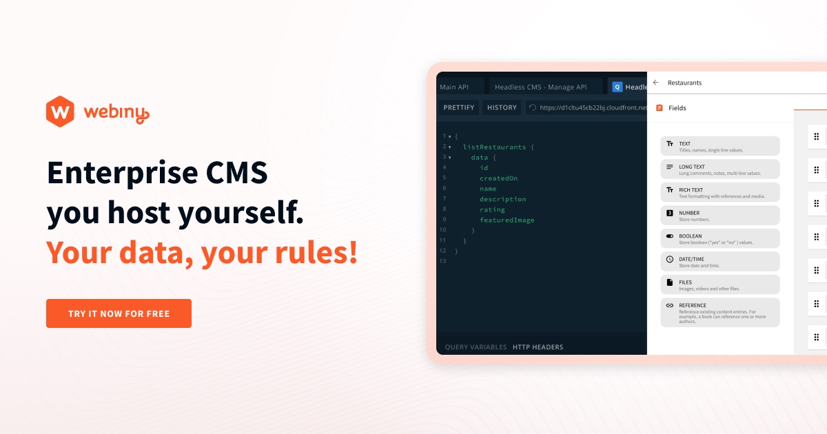 WebinyCMS's tweet card. See what's new in Webiny version 5.41.0.
