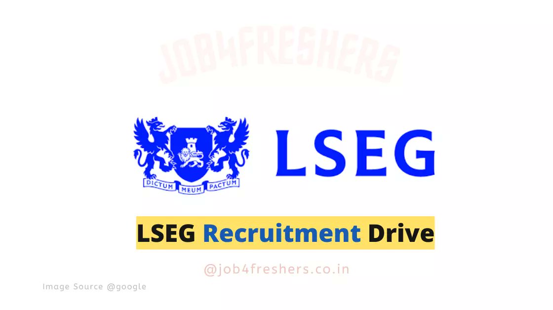Job4freshers_'s tweet card. LSEG Off Campus Drive 2025: LSEG a leading company, is set to conduct an Off Campus Drive in 2025, offering opportunities to join as Data Specialist for
