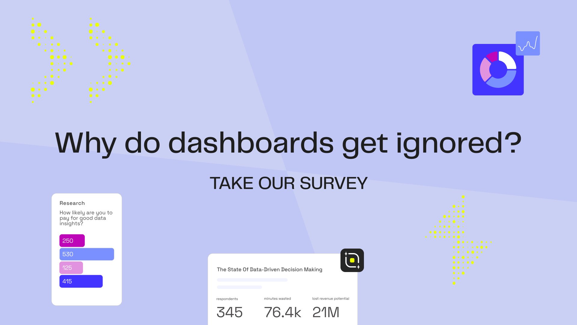 luzmo_official's tweet card. Help us uncover why traditional dashboards fail—and how software businesses can deliver faster, smarter insights their users want to use.