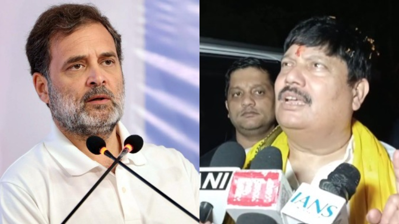 navasamajanews's tweet card. ಬಿಜೆಪಿ (BJP) ನಾಯಕ ಅರ್ಜುನ್‌ ಸಿಂಗ್ (Arjun Singh) ರಾಹುಲ್‌ ‌ಗಾಂಧಿ (Rahul Gandhi) ಅವರನ್ನು ನೇರವಾಗಿ ಗೇಲಿ ಮಾಡಿರುವ ವಿಡಿಯೋ ಭಾರೀ ವೈರಲ್‌ ಆಗುತ್ತಿದೆ.