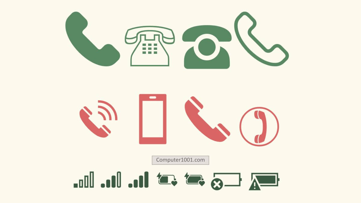 Computer1001's tweet card. Tutorial ini berisi 7 cara membuat simbol telepon di Word, Excel, PowerPoint; termasuk simbol handphone, faks, level baterai, sinyal ponsel, wifi, dan lain-lain