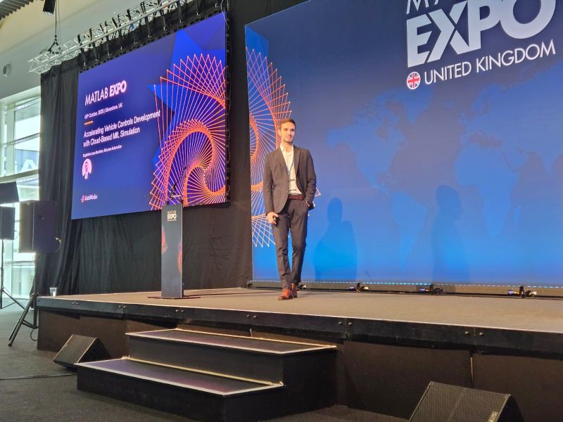 sgbrenner's tweet card. It was an honor to take the stage at last week's MATLAB EXPO to share the work of Vehicle Dynamics HLCS team at McLaren Automotive. My presentation, "Accelerating vehicle controls development with...