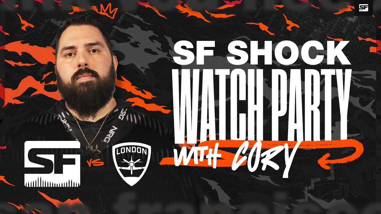 CoryRVincent's tweet card. SF SHOCK VS SPITFIRE PLAY-INS WATCH PARTY W/ CORY